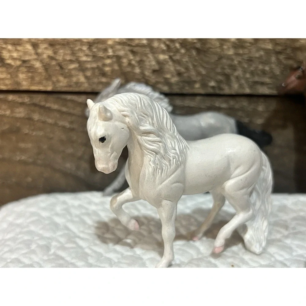 Vtg 5 Breyer Reeves Mini Small Horse Figurines 1970's Vintage Plastic 3